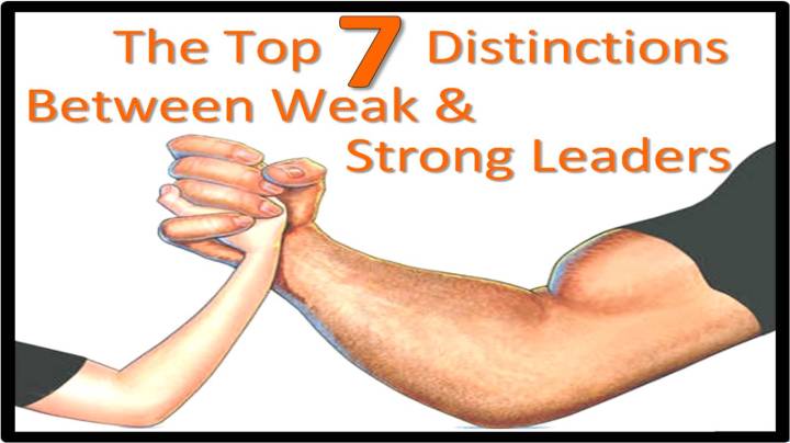 top 7 distinctions weak strong - adrian parker